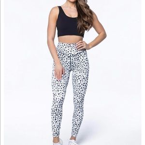 Balance Athletica snow leopard leggings
